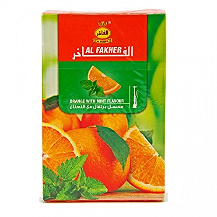 AL Fakher Orange with Mint Flavour