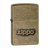Antique Brass Stamped Zippo 28994