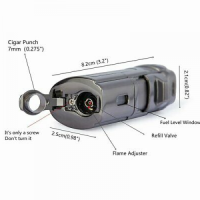 BCZ357 Ztc 005529 Honest windproof lighter red flame