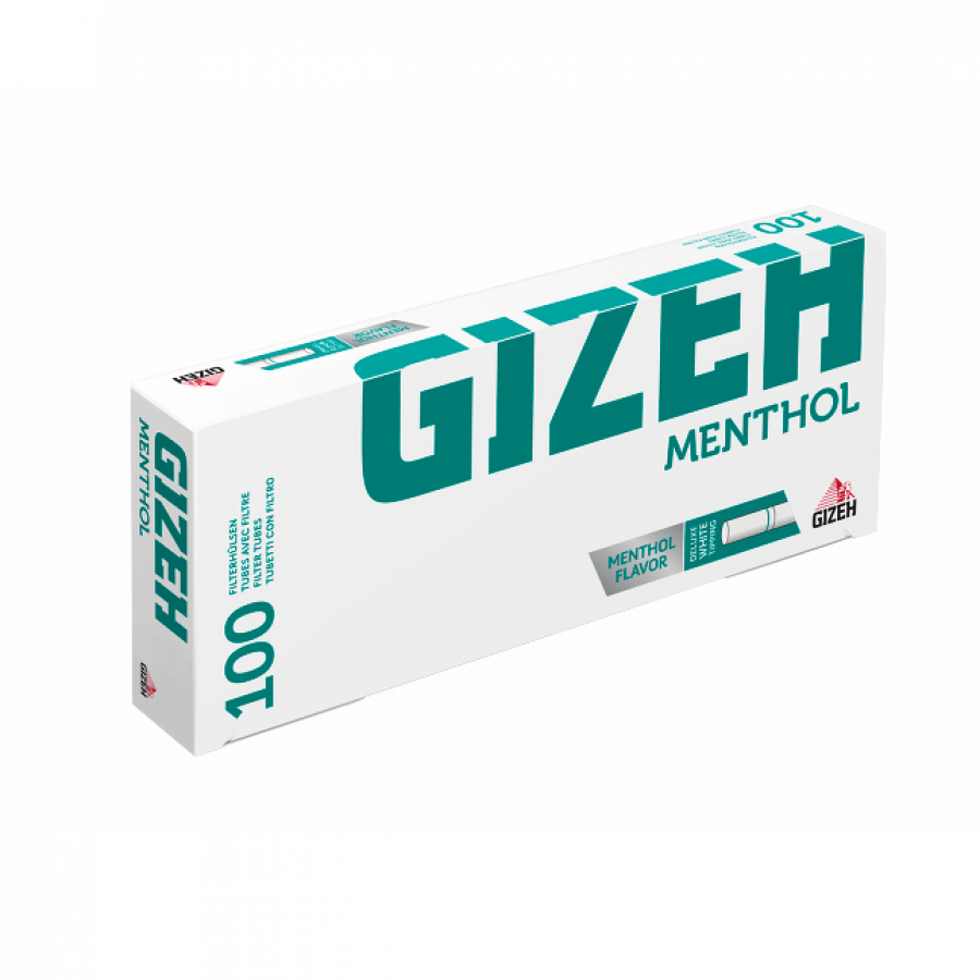 GIZEH Filter Tubes Menthol 100s