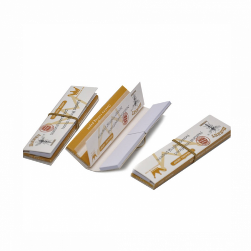 HORNET Organic Hemp Rolling Papers with Tip White Kingsize 110mm