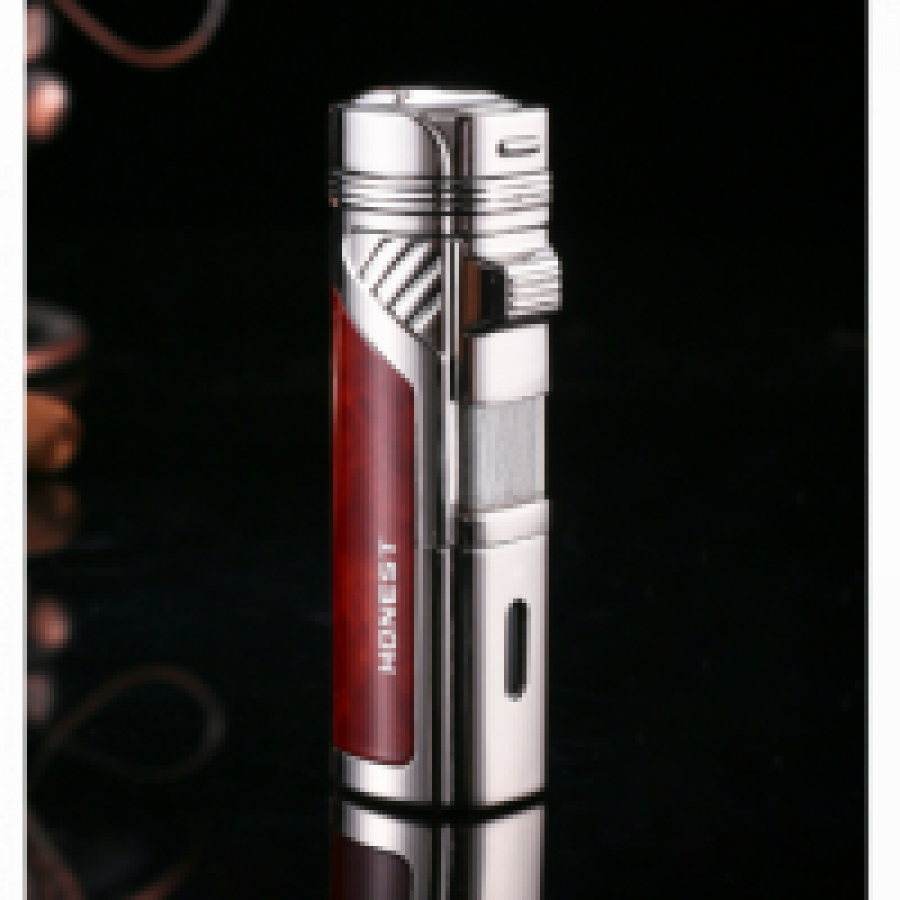 Honest windproof lighter red flame one