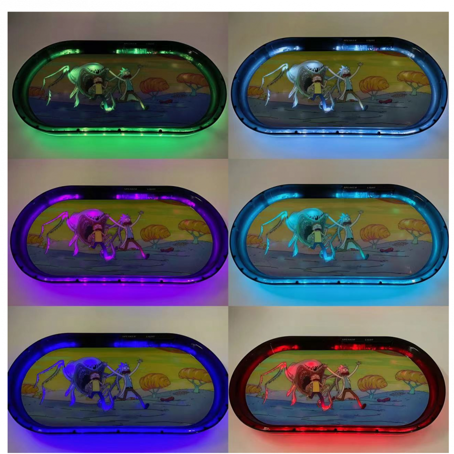 JL Z0023 Led Bluetooth audio rolling tray with sound control