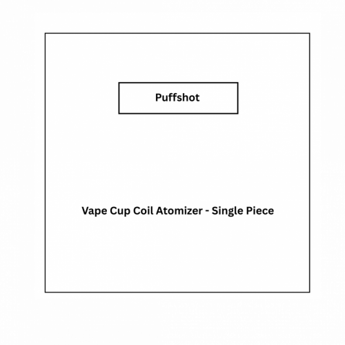 Puffshot Vape Cup Coil Atomizer - Single Piece
