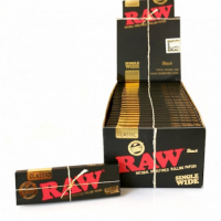 RAW Black Single Wide Rolling Papers