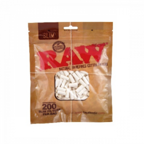 RAW SLIM COTTON FILTERS D6mm L15mm