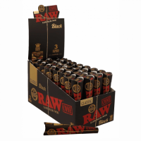 Raw Black Pre-rolled Cones - King Size 14597