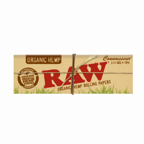 Raw Organic Connoisseur 1 1/4 Size Paper with Tips 12151
