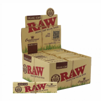 Raw Organic Connoisseur King Size Slim Paper with Tips 12187