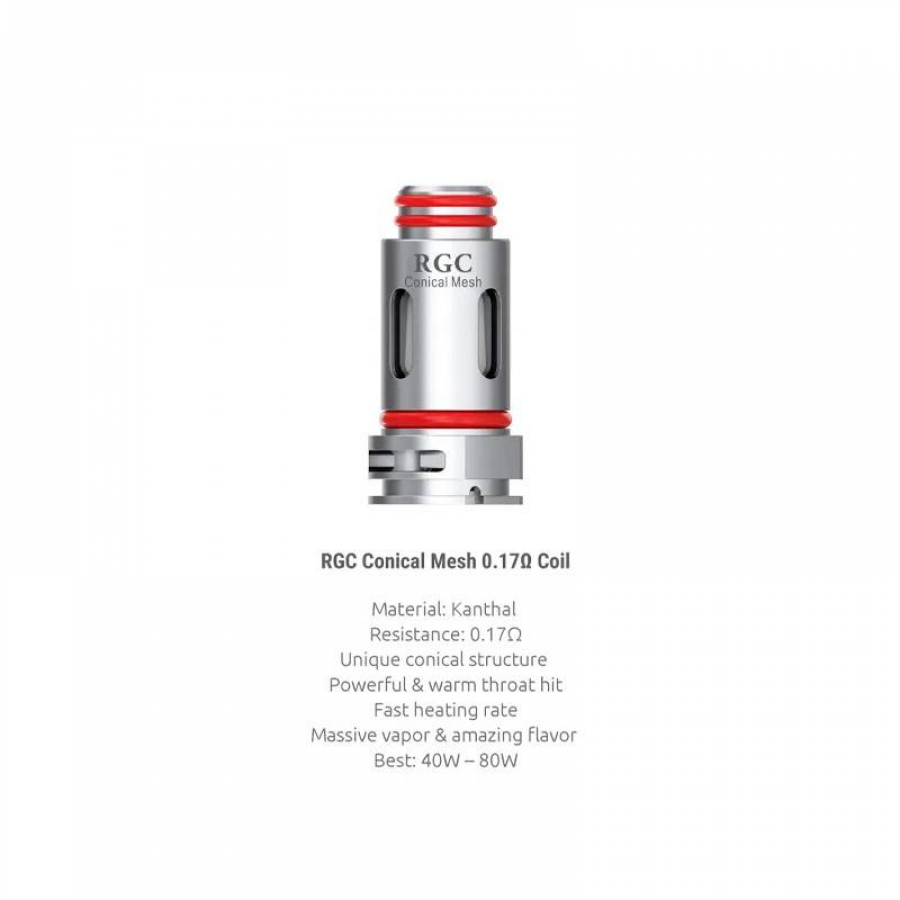 SMOK RPM80 RGC Conical Mesh Coil 0.17ohm