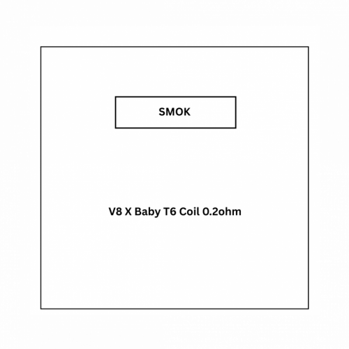 SMOK V8 X Baby T6 Coil 0.2ohm