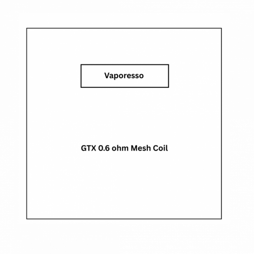 Vaporesso GTX 0.6 ohm Mesh Coil