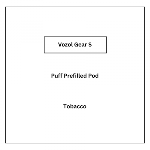 Vozol Gear S Puff Prefilled Pod