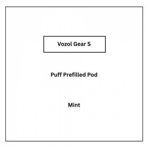Vozol Gear S Prefilled Pod