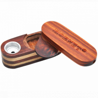 Sandalwood & Metal pipe with storage box