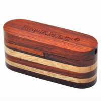 Sandalwood & Metal pipe with storage box