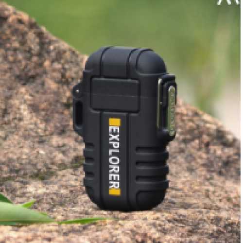 Waterproof and Windproof USB Charging Double Lighter