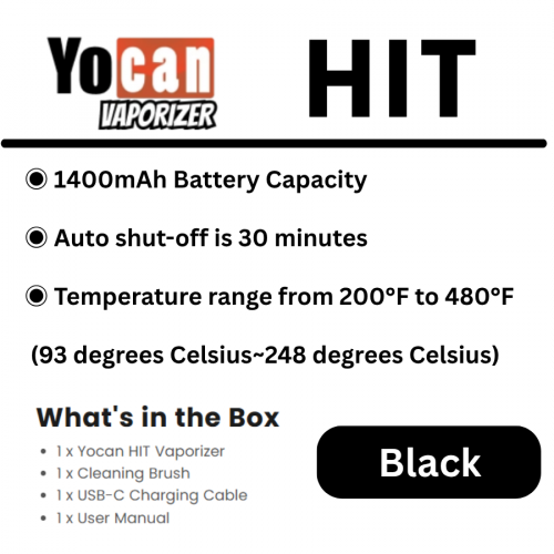 Yocan Hit Functional Portable Dry Herb Vaporizer