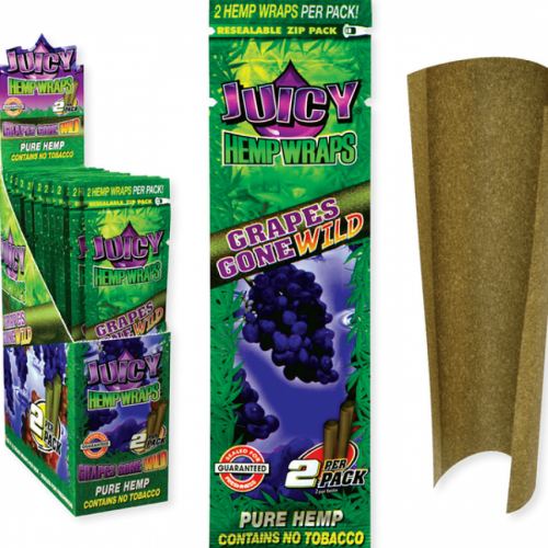 JUICY Hemp Wraps Grapes Gone Wild