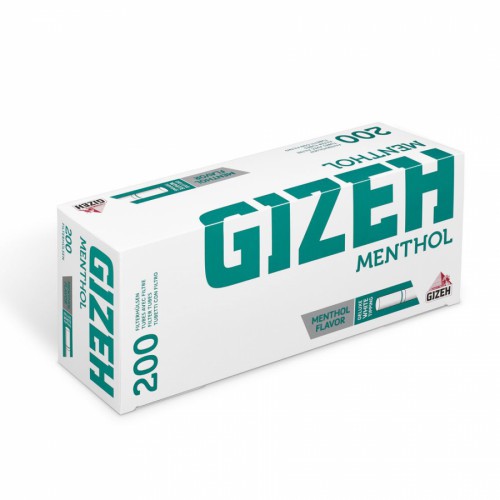 GIZEH Filter Tubes Menthol 200s
