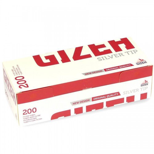 GIZEH Filter Tubes Silver Tip 200s