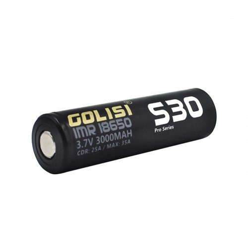 Golisi S30 IMR 18650 High-drain Li-ion Battery 35A 3000mAh