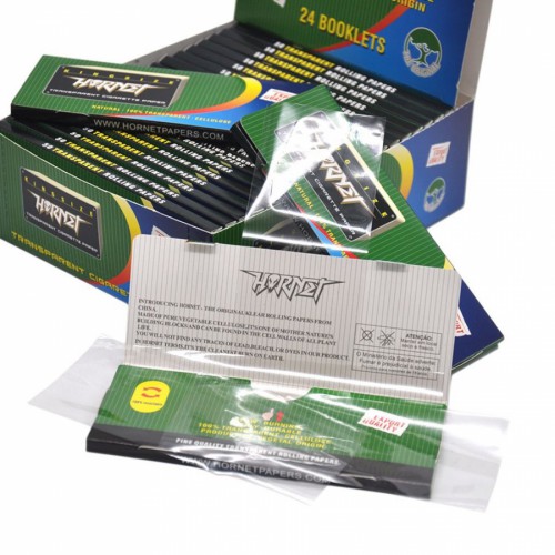 Hornet Transparent Cellulose Rolling Papers King Size
