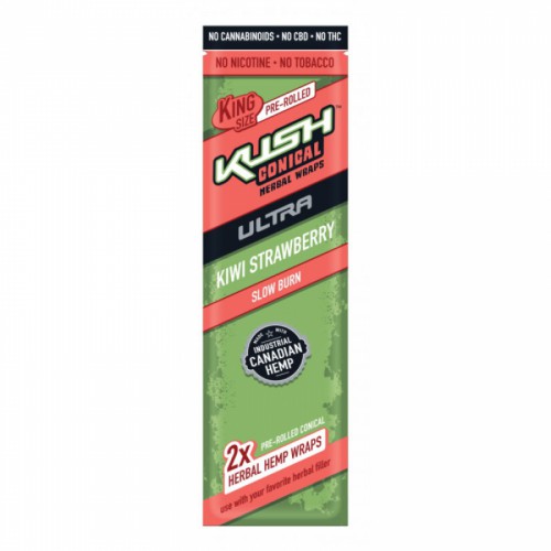 KUSH Pre-Rolled Wraps kiwi strawberry