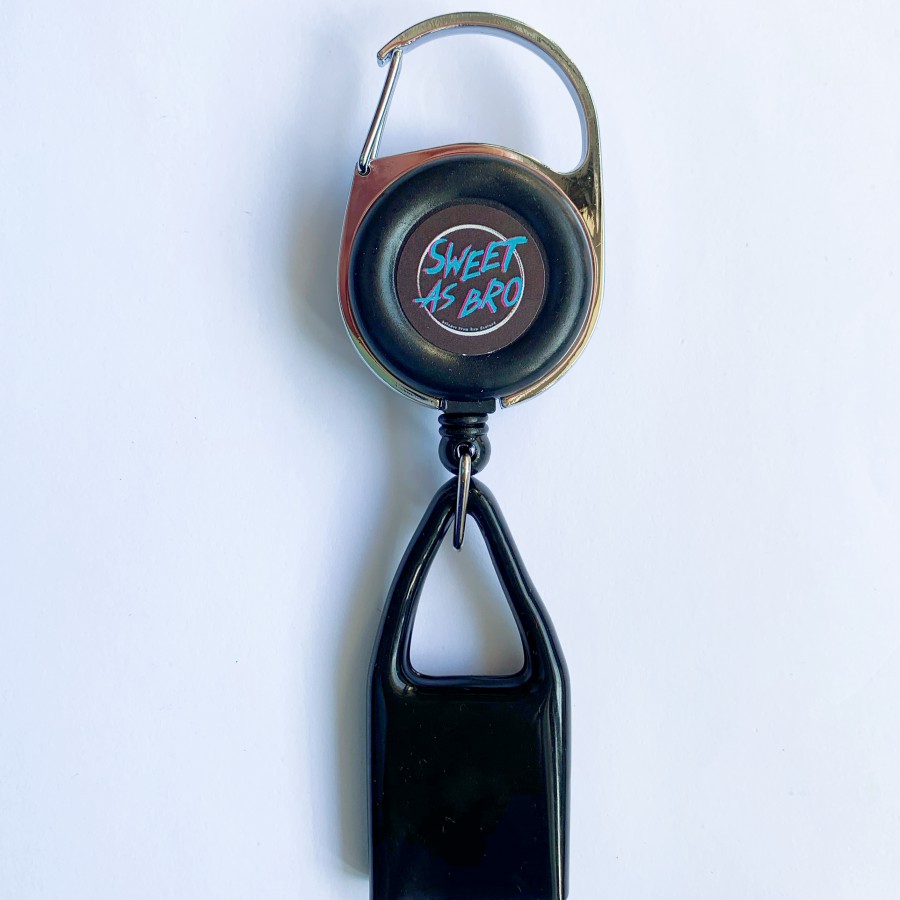 Lighter Holder Leash Safe Stash Clip Retractable Keychain