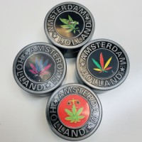 METAL HEMP LEAVES GRINDER JC 1070 40 4 C