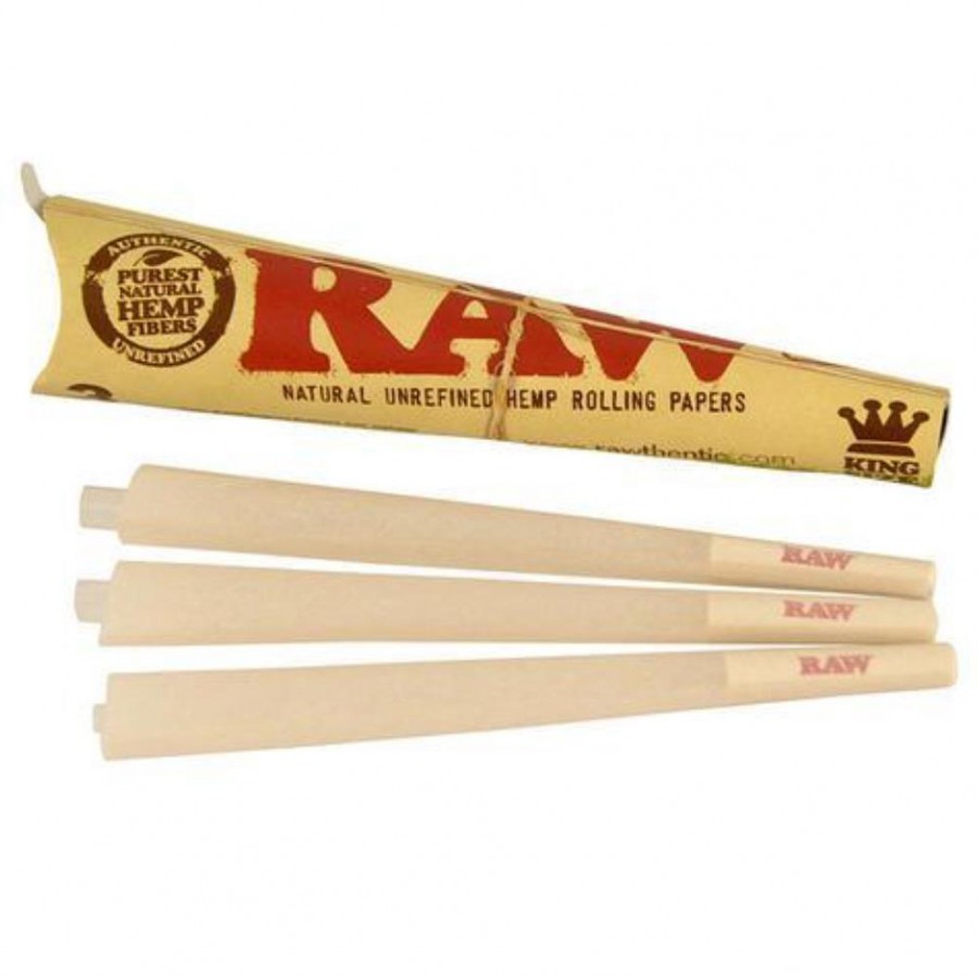 RAW Classic Kingsize Cones 3 pack