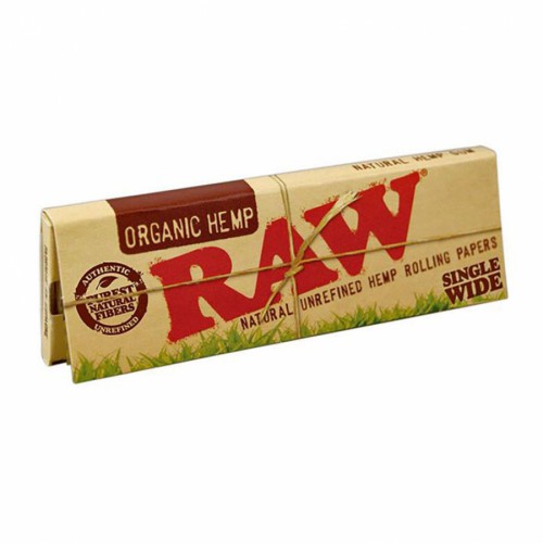 RAW Organic Hemp Single Wide Rolling Paper