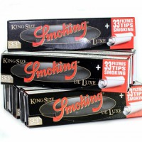 Smoking Deluxe King size Rolling Papers with tips