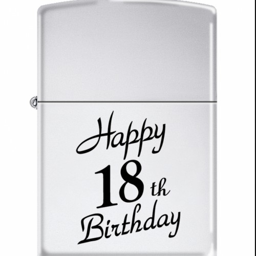 ZIPPO 18th Birthday