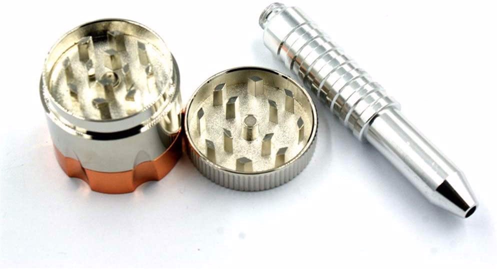 Metal Bullet Tobacco Grinder With Handle Discount Vapor And Dairy