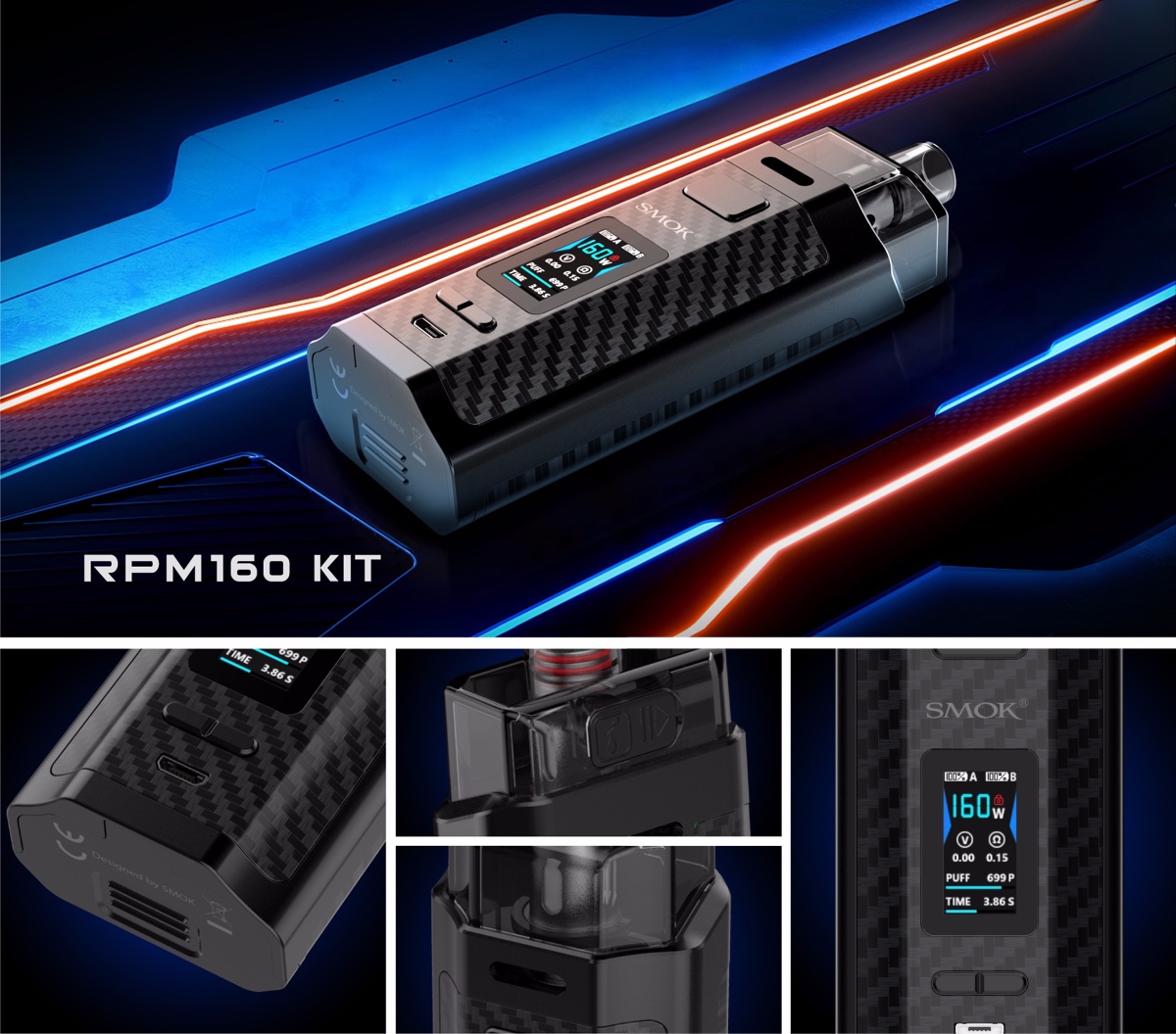 SMOK RPM 160 Pod Kit DISCOUNT VAPOR DAIRY